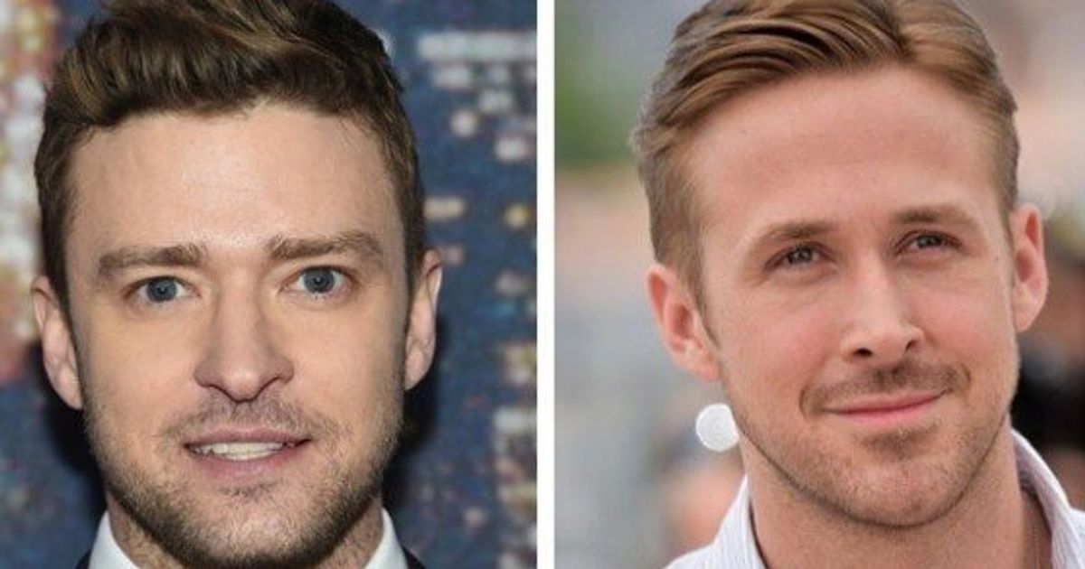 Какая прическа у райана гослинга Justin Timberlake And Ryan Gosling Are Adorable In Throwback Photo HuffPost Pare