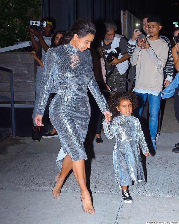 Kimye Wears Matching Outfits to Dinner in NYC!