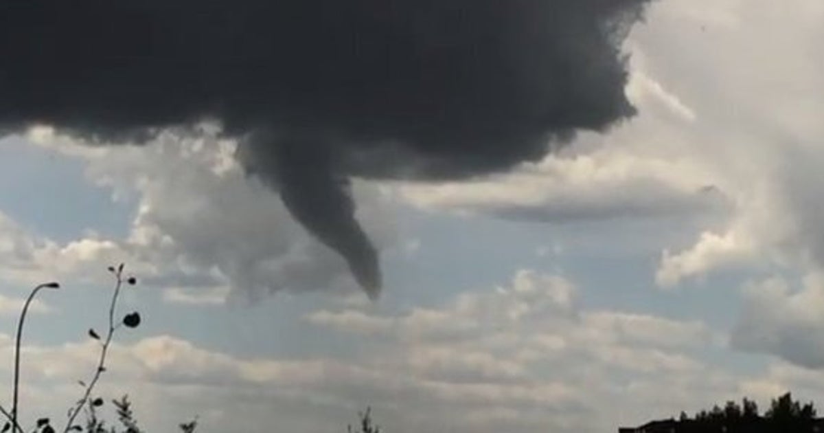 Frightening Video Shows Funnel Cloud Nearly Touching Down In Calgary