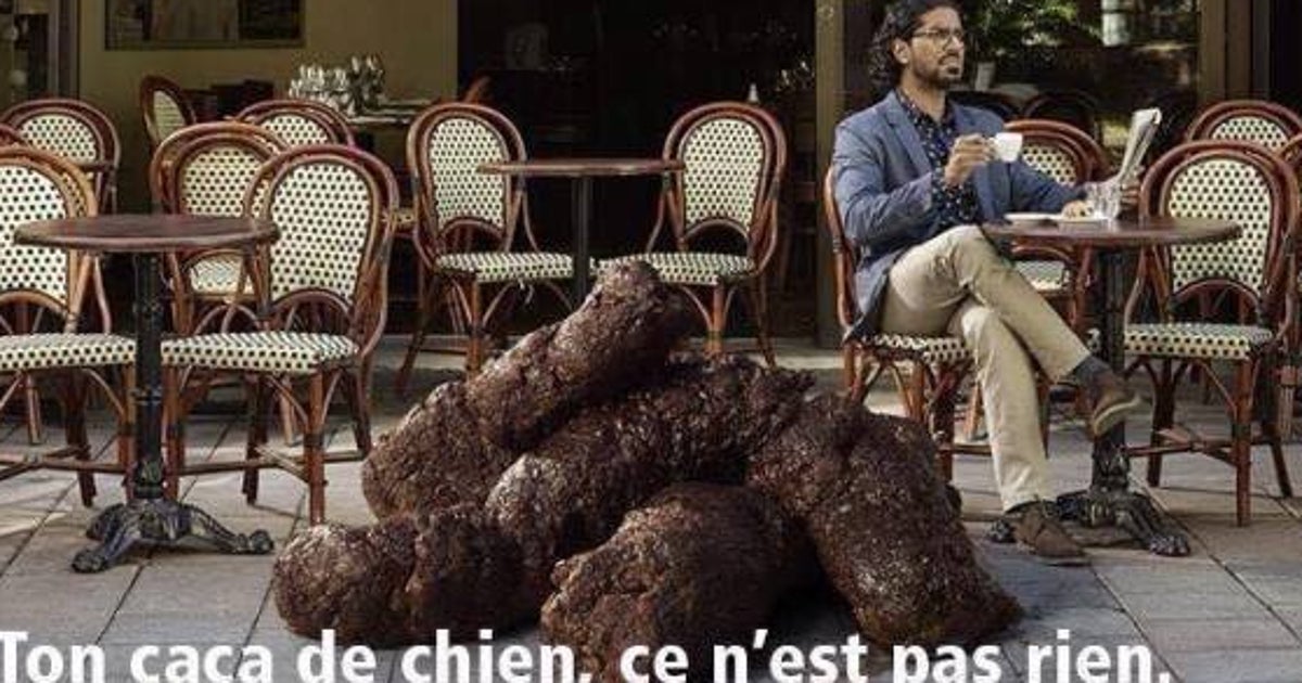 Montreal Poop Ad Is Meant To Inspire Residents To Pick Up Their Trash HuffPost Life Montreal Poop Ad Is Meant To Inspire Residents To Pick Up Their Trash HuffPost Life