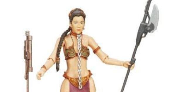 princess leia gold bikini action figure