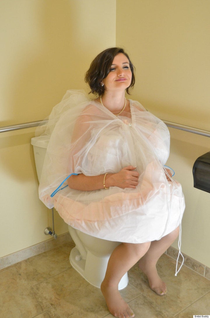 The Bridal Buddy now on LightInTheBox, Getting married? The Bridal Buddy  is a lifesaver! You won't have to worry about toilet water ruining your  gorgeous dress.👰👗Find it for $12.99 here >>