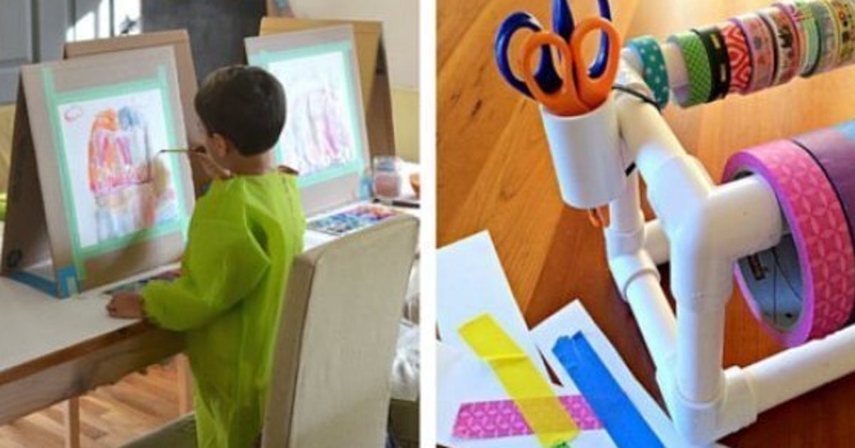 Craft Storage Hacks To Make Kids' Craft Time Less Messy HuffPost Parents