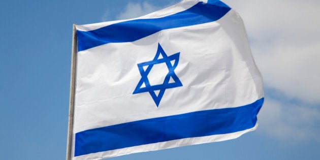 Israeli flag.