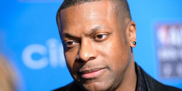 Actor Chris Tucker attends the 2015 NBA All-Star Game at Madison Square Garden on Sunday, Feb. 15, 2015, in New York. (Photo by Scott Roth/Invision/AP)