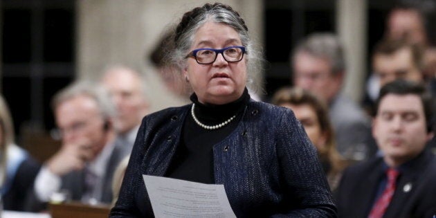 Canada's Revenue Minister Diane Lebouthillier speaks during Question Period in the House of Commons on Parliament Hill in Ottawa, Canada, January 28, 2016. REUTERS/Chris Wattie