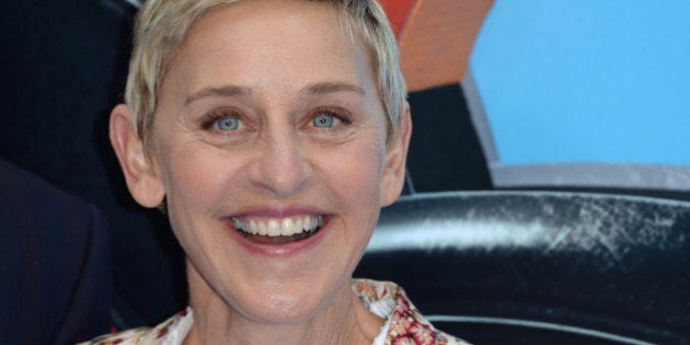 LONDON, ENGLAND - JULY 10: Ellen DeGeneres attends the UK Premiere of 'Finding Dory' at Odeon Leicester Square on July 10, 2016 in London, England. (Photo by Anthony Harvey/Getty Images)