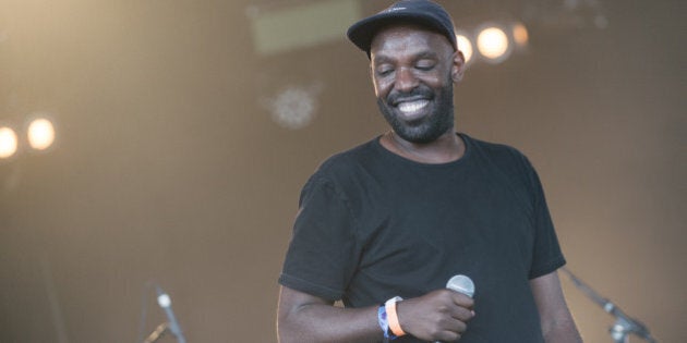 ORO-MEDONTE, ON - JULY 22: Recording artist/ radio personality Shadrach Kabango aka 'Shad' performs onstage at the 2016 Way Home Music Festival on July 22, 2016 in Oro-Medonte, Canada. (Photo by Emma McIntyre/Getty Images)