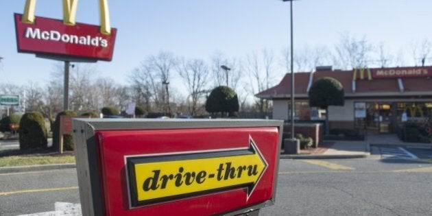 A McDonalds fast food restaurant is seen in Alexandria, Virginia, December 30, 2014. AFP PHOTO / SAUL LOEB (Photo credit should read SAUL LOEB/AFP/Getty Images)