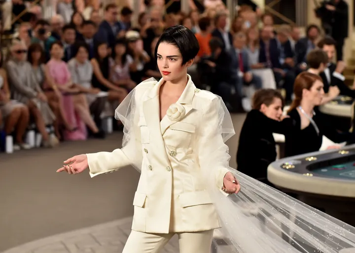 Kendall Jenner Closes Chanel Show In Dazzeling White Bridal