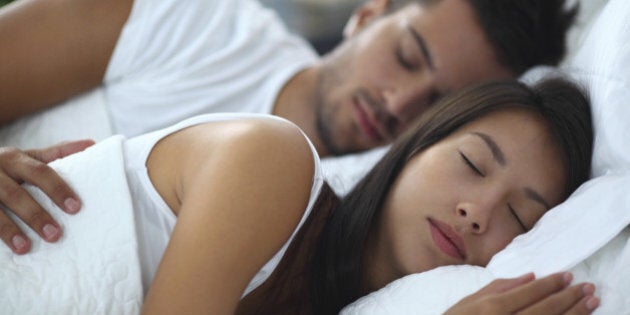 Closeup of sleeping couple.SIMILAR IMAGE: