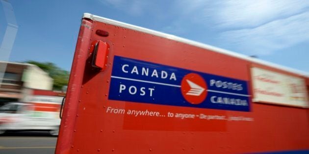 TORONTO, ON - JULY 5: Canada Post Downtown Commissioners Letter Carrier Depot on Commissioners St. Canada Post issued a 72-hour notice to the Canadian Union of Postal Workers. (Andrew Lahodynskyj/Toronto Star via Getty Images)