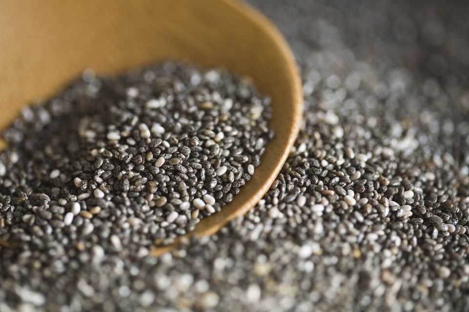 Chia seeds are high in Omega-3 -- and also fiber.