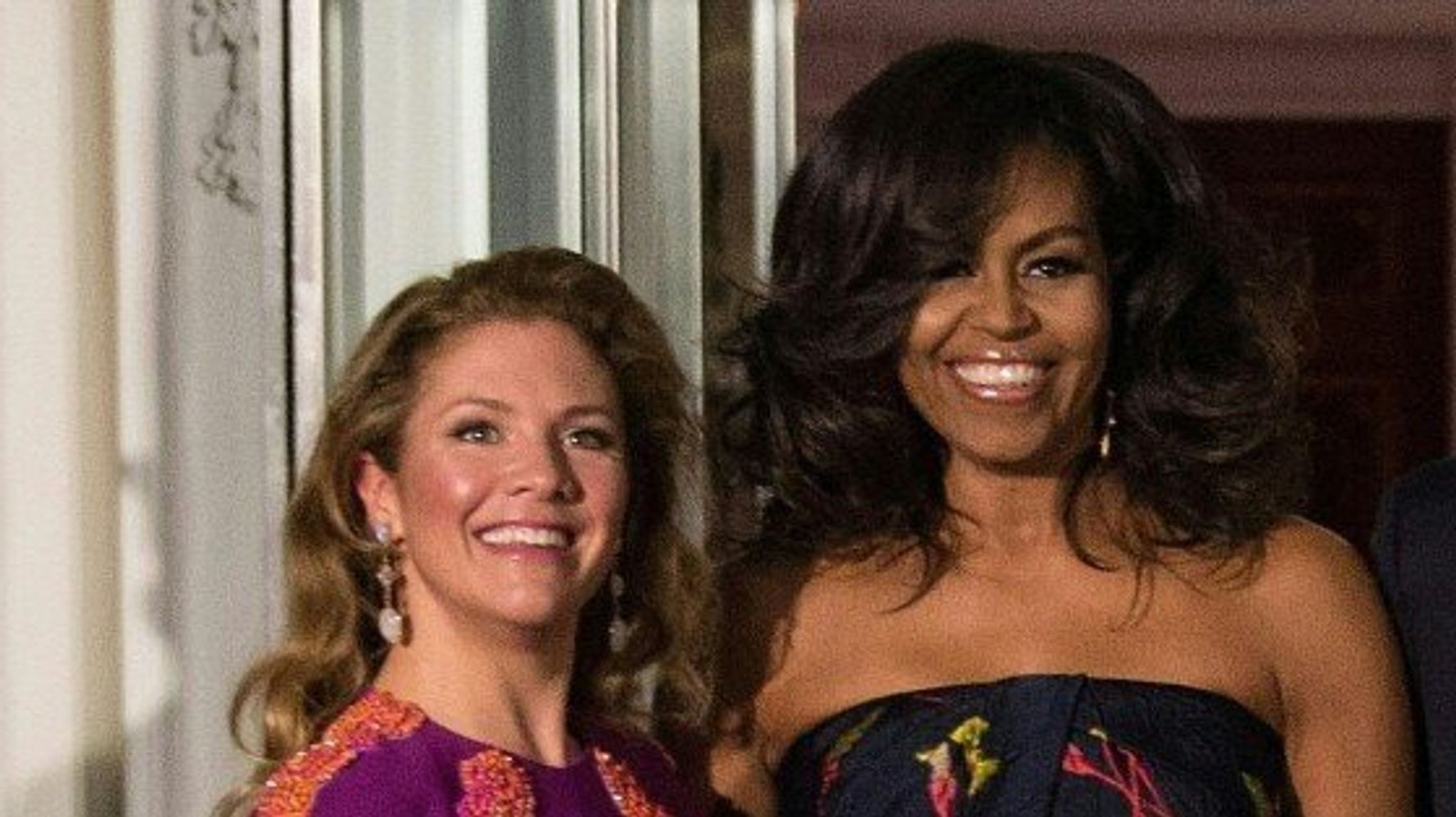 Sophie Grégoire-Trudeau In Lucian Matis, Michelle Obama In Jason Wu At  State Dinner | HuffPost Style