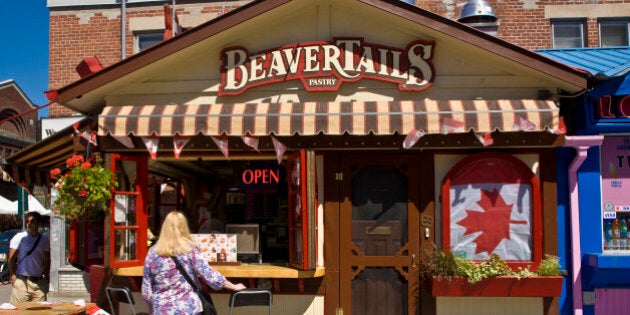 OTTAWA, CANADA - JUNE 30: Fresh cooked Beavertails, a sugary pastry that is a local delicacy, is sold at the ByWard Market on June 30, 2012 in Ottawa, Canada. Ottawa, the captial of Canada, is the fourth largest city in the nation and home to the largest Canada Day celebration. (Photo by George Rose/Getty Images)