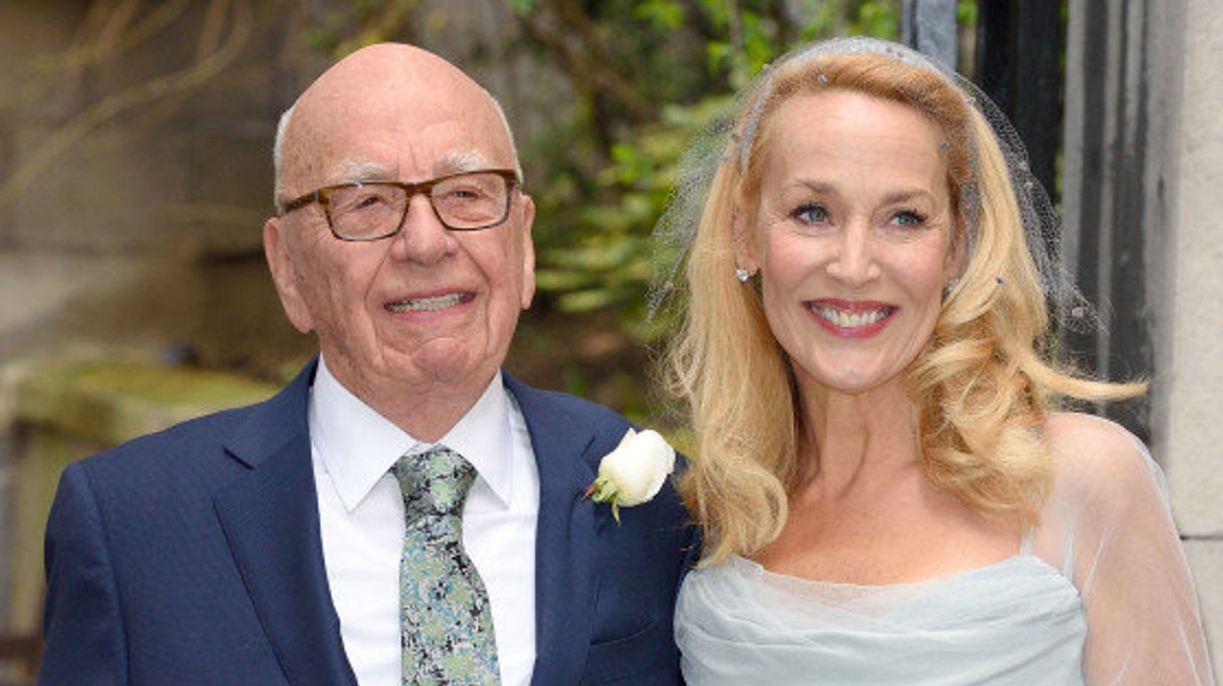 Stylewatch: Jerry Hall and Rupert Murdoch on their wedding day