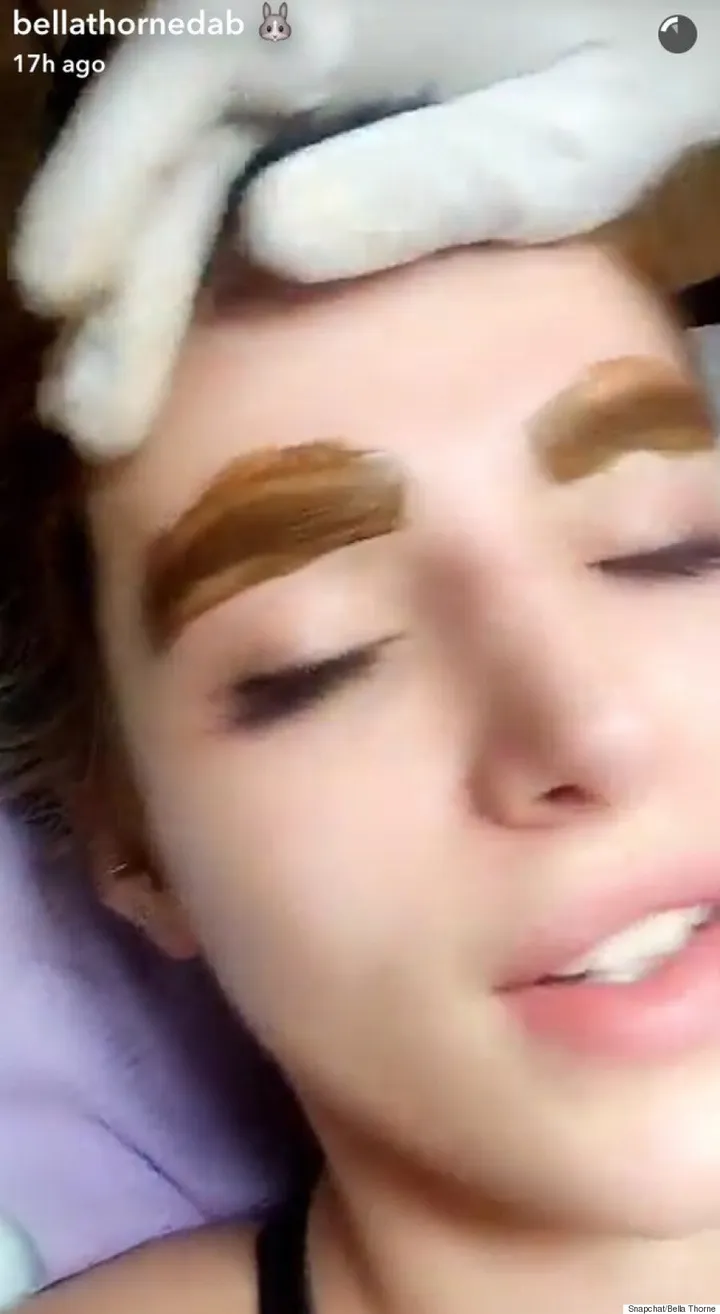 Snapchat video thorne bella Bella Thorne