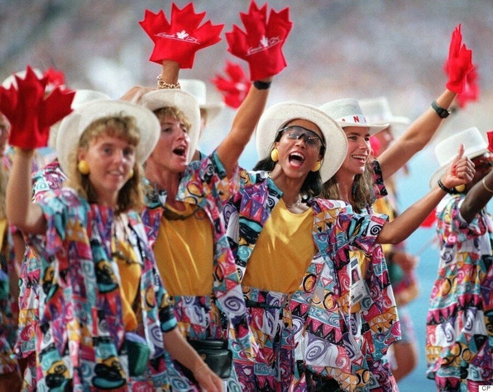 Canadian Olympic Uniforms The Evolution Of Team Canada S Official Summer Apparel Huffpost Canada Style