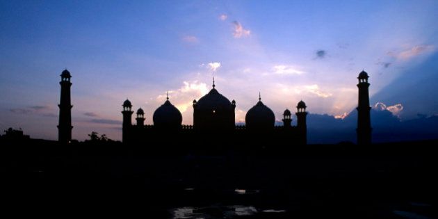The Badshahi Mosque, or the 'Emperor's Mosque', in Lahore is the second largest mosque in Pakistan and South Asia and the fifth largest mosque in the world.