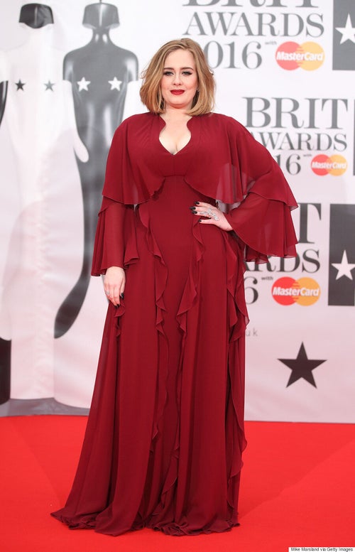 adele red carpet dresses Grammys 2017: Adele Wears Givenchy to the Red Carpet