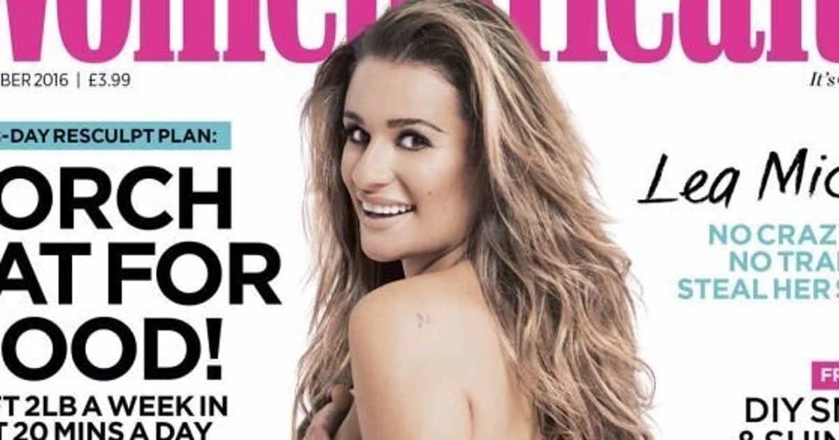 Lea Michele Poses Nude On Women's Health U.K., Shows Off
