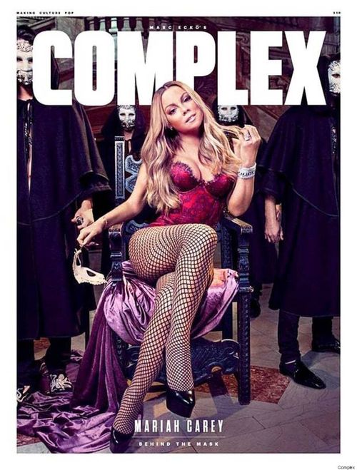 Mariah Carey Wears Lacy Lingerie On The Cover Of Complex