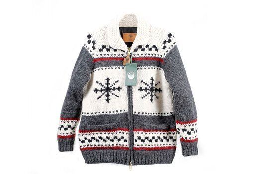 Over The Rainbow + Canadian Sweater Company Cowichan Sweater Jacket,