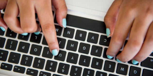 ASTORIA, NY - September 17: Students work on a Youth Media coding project at The Young Women's Leadership School of Astoria on September 17, 2015, in Astoria, New York. The all-girls STEM-focused public school was established in 2006. (Photo by Ann Hermes/The Christian Science Monitor via Getty Images)