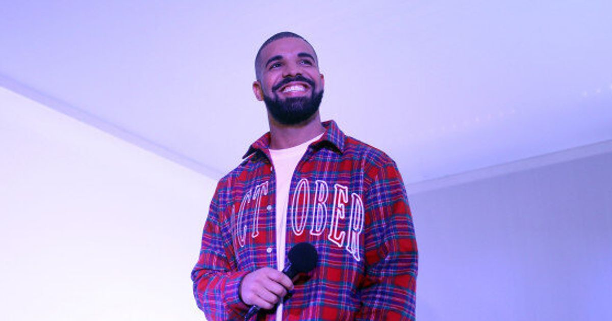 SPOTTED: Drake in Louis Vuitton Shearling Coat at Christmas Event