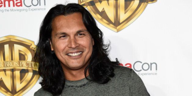 Adam Beach arrives at the Warner Bros. presentation at CinemaCon 2016, the official convention of the National Association of Theatre Owners (NATO), at Caesars Palace on Tuesday, April 12, 2016, in Las Vegas. (Photo by Chris Pizzello/Invision/AP)