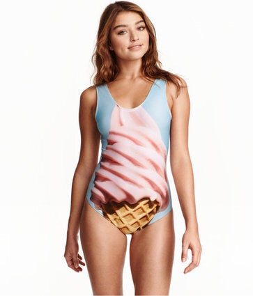 H&M Printed Swimsuit