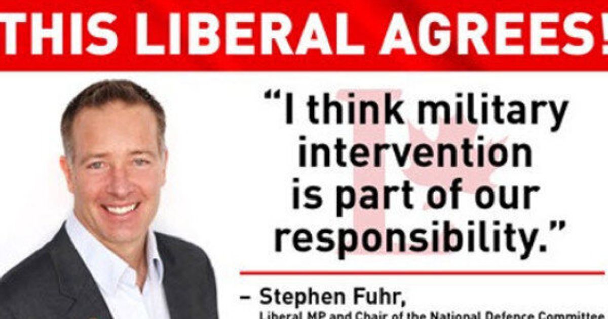 Stephen Fuhr Liberal Mps Says He Doesnt Agree With Tories On Isis Mission Huffpost Politics 7314