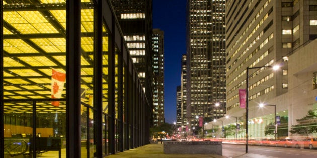 Downtown Toronto skyline, CBD, Toronto Dominion Bank, Toronto, Ontario, Canada, 2008