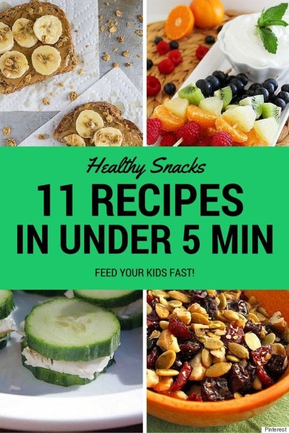 Healthy Snacks For Kids You Can Make In Under 5 Minutes | HuffPost