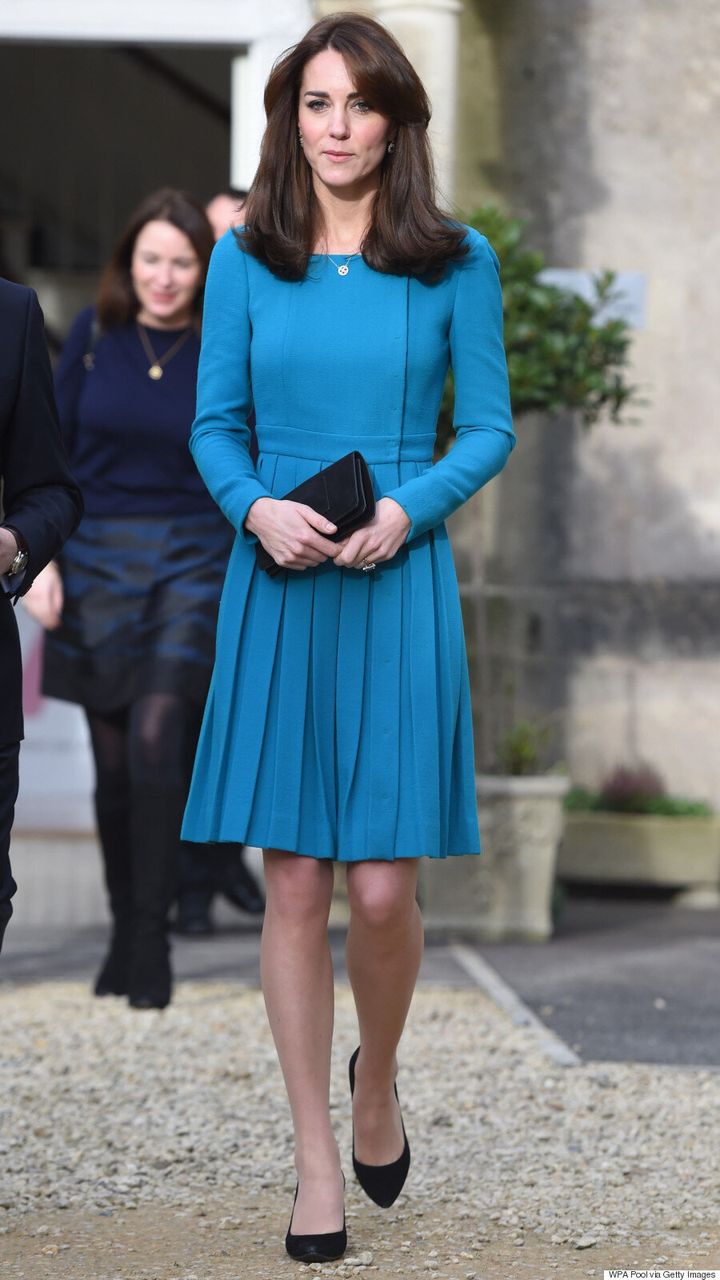 Kate Middleton Sports Affordable Houndstooth Coat From Reiss | HuffPost ...