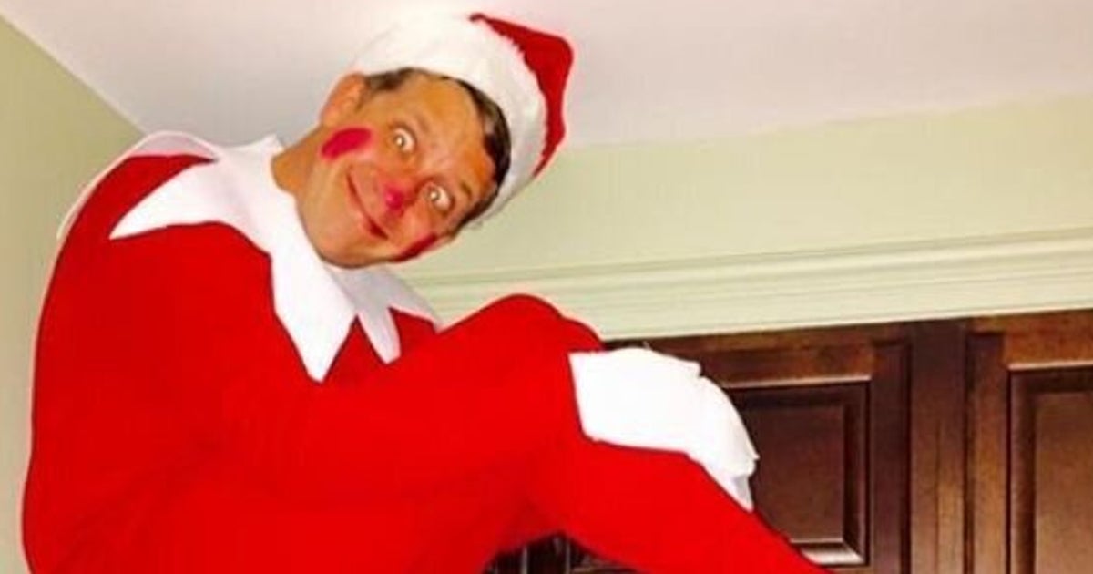 Elf On The Shelf Costume New Brunswick Dad Makes For One Creepy Elf HuffPost Parents
