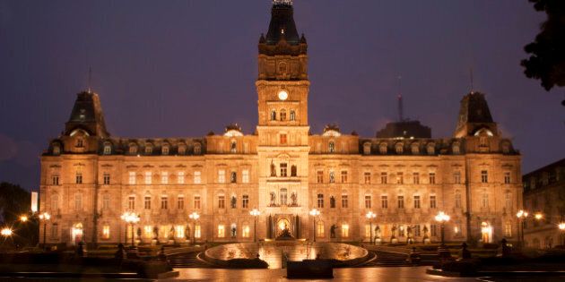 Parliament Building at dusk