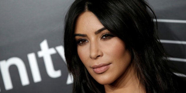 Kim Kardashian West poses as she arrives for the 20th Annual Webby Awards in Manhattan, New York, U.S., May 16, 2016. REUTERS/Mike Segar