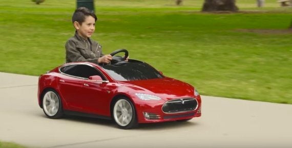 Kids store tesla cars