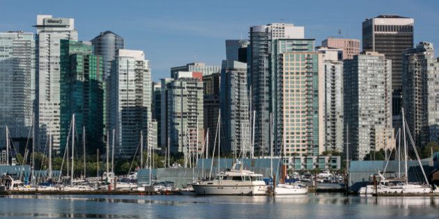 VANCOUVER, CANADA - JUNE 30: The city skyline and Coal Harbour are viewed from Stanley Park on June 30, 2016, in Vancouver, British Columbia, Canada. Vancouver, the largest city in British Columbia, is the most populous city in Western Canada and was the site of the 2010 Winter Olympic Games. (Photo by George Rose/Getty Images)
