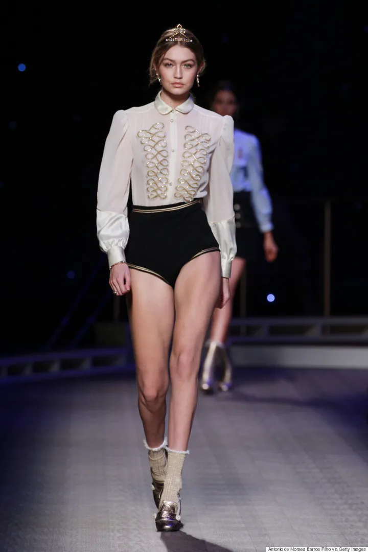 Gigi Hadid Leads The Pack Tommy Hilfiger's Fall 2016 Runway Show HuffPost
