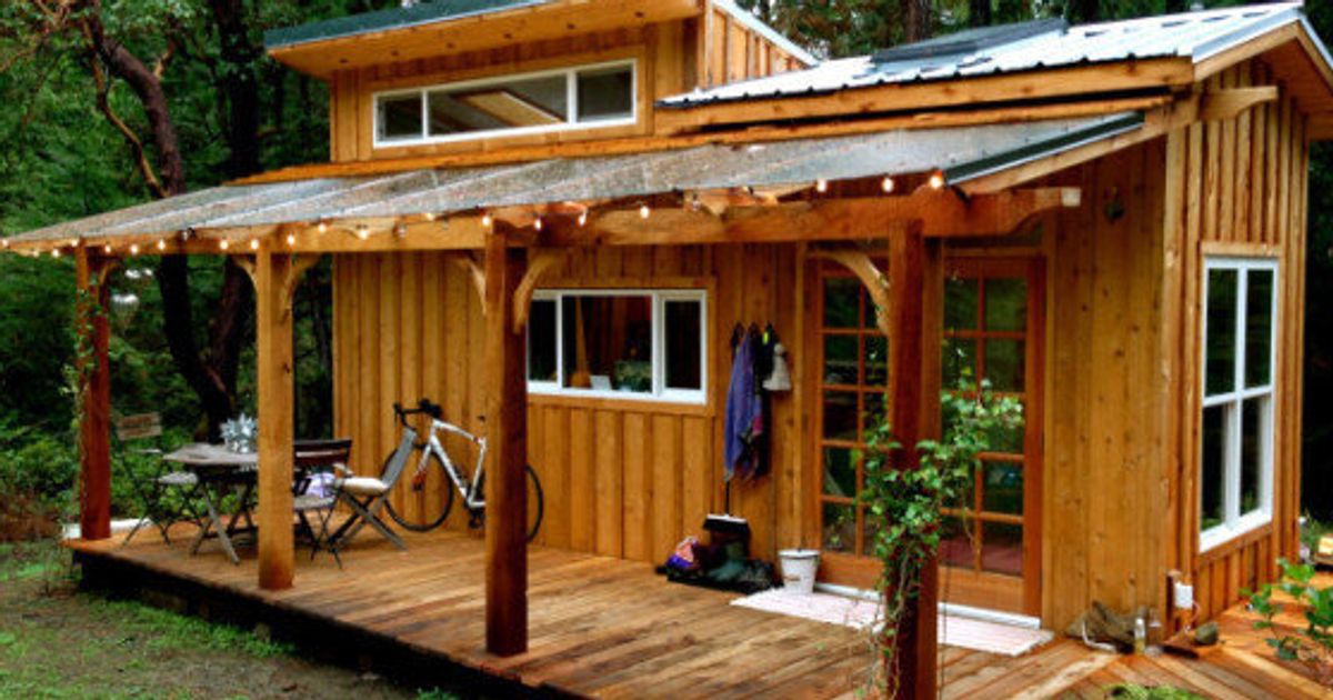 This Enchanting Tiny House On Salt Spring Island Can Be Quite The Party