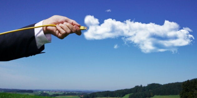 Cloud computing.