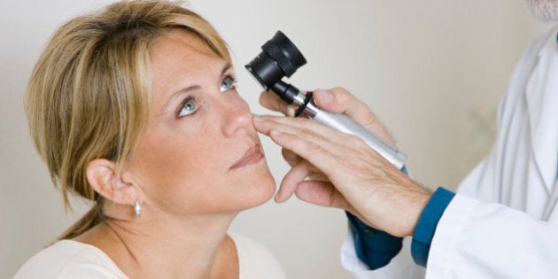Doctor Examining a Patient