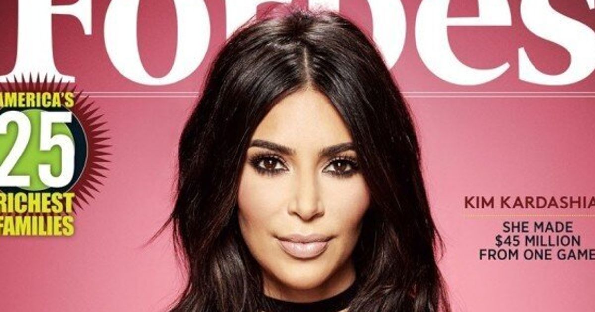 Kim Kardashian's Reveals Forbes Cover And Pokes Fun At Her Haters ...