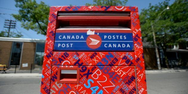 TORONTO, ON - JULY 5: Canada Post Downtown Commissioners Letter Carrier Depot on Commissioners St. Canada Post issued a 72-hour notice to the Canadian Union of Postal Workers. (Andrew Lahodynskyj/Toronto Star via Getty Images)
