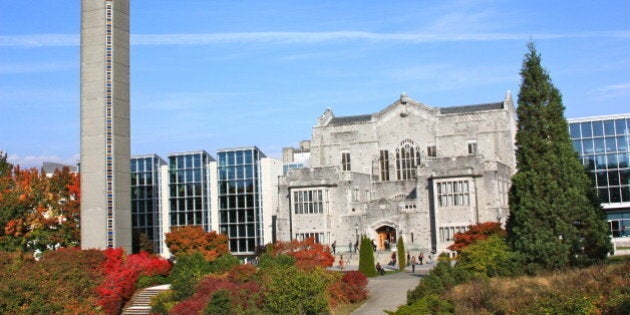 Shots of UBC campus in Vancouver, B.C.Main LibraryLadner Clock TowerIrving K Barber Library