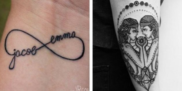 31 Insanely Cool And Adorable Matching Tattoos For Twins | Twin tattoos,  Matching tattoos, Sister tattoos