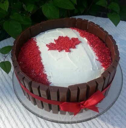 Welcome Canada Cake | TikTok