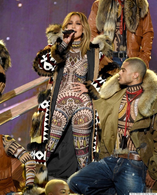 Jennifer Lopez Wears DSquared2's Controversial 'DSquaw' Collection